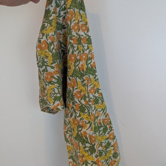 VTG 1960's Dress w/Matching Headscarf, Sz M - Picture 8 of 9